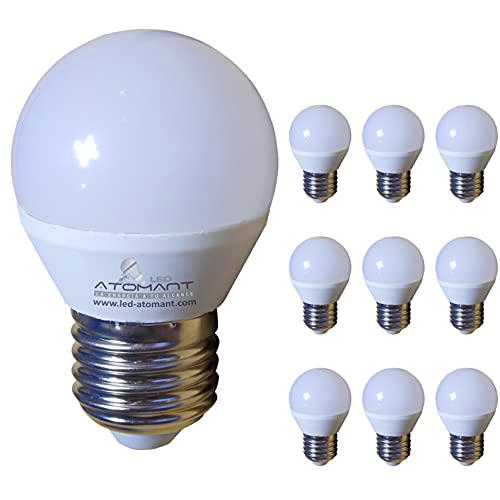 Pack 10x Bombilla Led G45 7W. Color Blanco Calido (3000K)