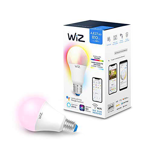 WiZ Bombilla, Multicolor, 1 Unidad (Paquete de 1)