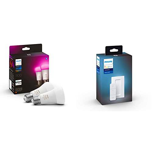 Philips Hue - Bombilla Inteligente, A60 E27, Luz Blanca y de Colores