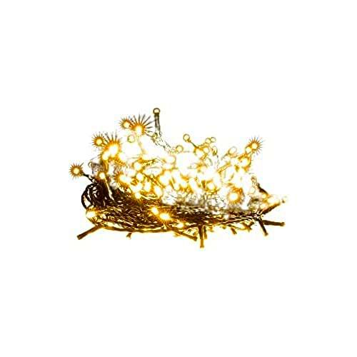 Retlux RXL 217-Guirnalda (500 ledes, 50 + 5 m, luz Blanca cálida), Multicolor
