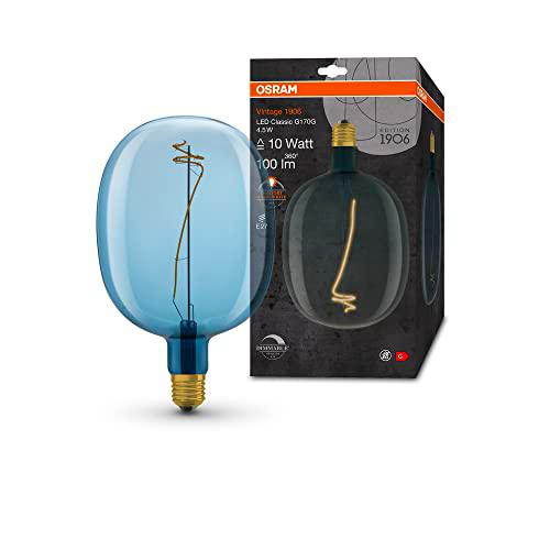 OSRAM Lámpara LED Vintage 1906 verde, 4,5 W, 100 lm