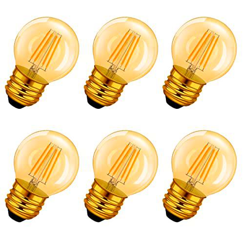 LVWIT 6 Unidades Bombillas led e27 Filamento Bombillas Vintages