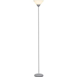 Brilliant Lámpara Spari LED uplighter plata/blanco | 1x LED-A60