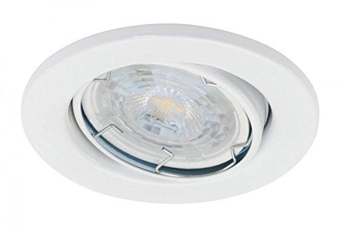 Briloner Leuchten - Juego de 3 lámparas empotrables (3 Bombillas LED GU10