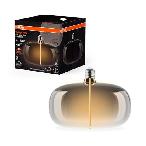 OSRAM Vintage 1906 Big Elipse es una regulable con un filamento en forma de elipse