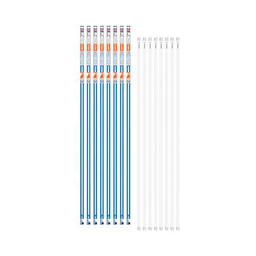 OSRAM LED TUBE T8 EM BIO-LUMILUX 1500 mm, 18,3 W, 965 tubi LED con luz similar a una quella diurna, pacco da 8