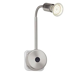 BRILLIANT lámpara Loona LED enchufe spot iron | 1x LED-PAR51