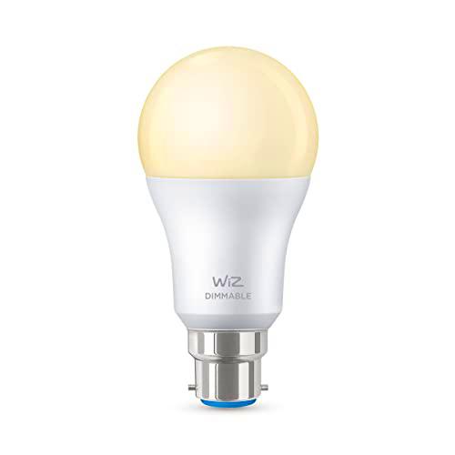 WiZ Bombilla blanca regulable [tapa de bayoneta B22] con conexión inteligente WiFi