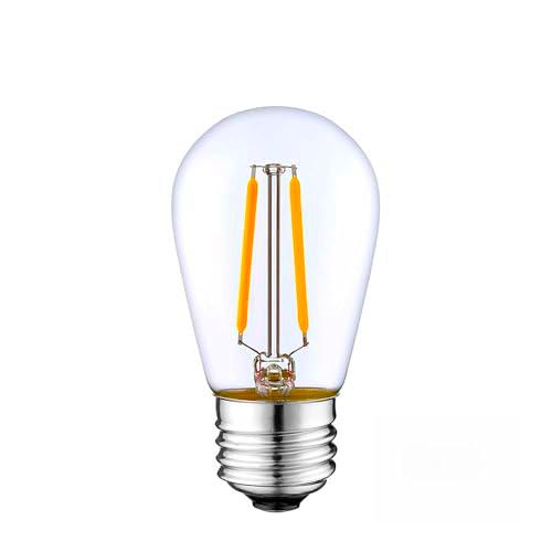 In The Loop Lote De 100 Ampolla Filamento Led E27 Blanc Chaud Xena E27 S45 2W H10Cm