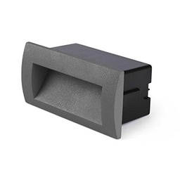 Faro Barcelona 70147 - SEDNA RCT Empotrable gris oscuro