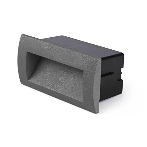 Faro Barcelona 70147 - SEDNA RCT Empotrable gris oscuro