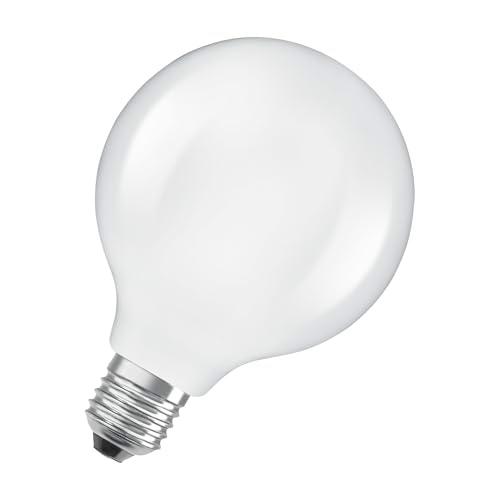 OSRAM con forma de globo clásica, con filamento LED decorativo en diseño esmerilado