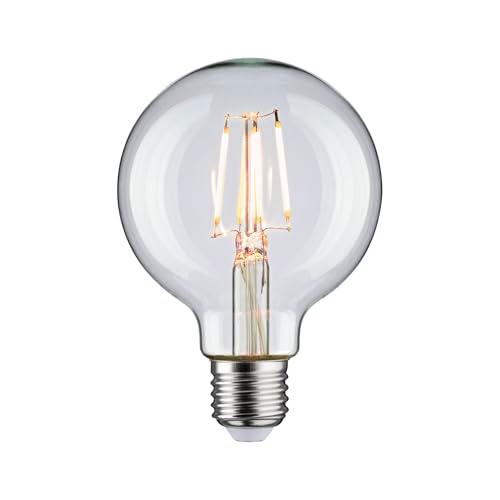 Paulmann 28955 Lámpara LED globo filamentos G80 4,8W clásico fuente de luz clara 4000 K blanco neutro E27