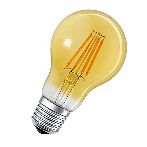 LEDVANCE SMART+ BT CLA60 52 6W/2400 K E27 | Filamento SMART+ clásico regulable | Bombilla de filamento de forma clásica con tecnología BluetoothSmart+ Filamento clásico regulable [Clase energética E]