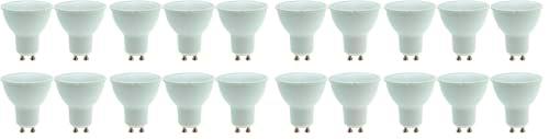 BARCELONA LED - Pack de 10 Bombillas LED GU10 de 5W (equivalente a 50W)